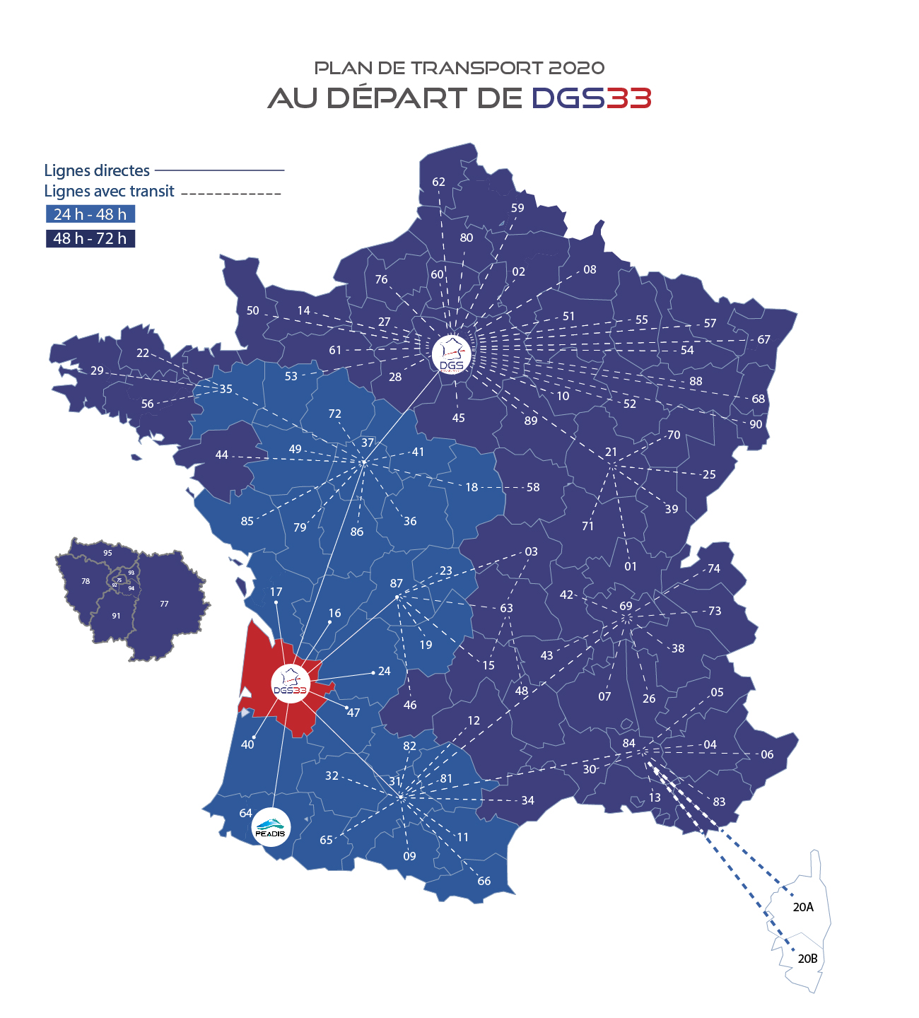 messagerie france sud plan de transport DGS 2020